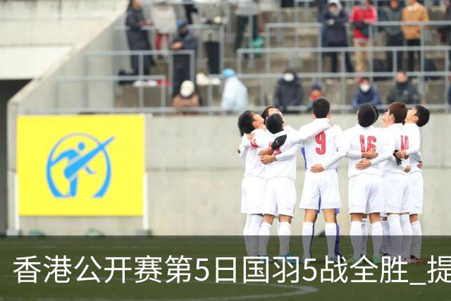 香港公开赛第5日国羽5战全胜 提前包揽混双冠亚军